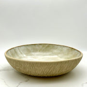 -Carved Shallow Serving/Fruit Bowl
